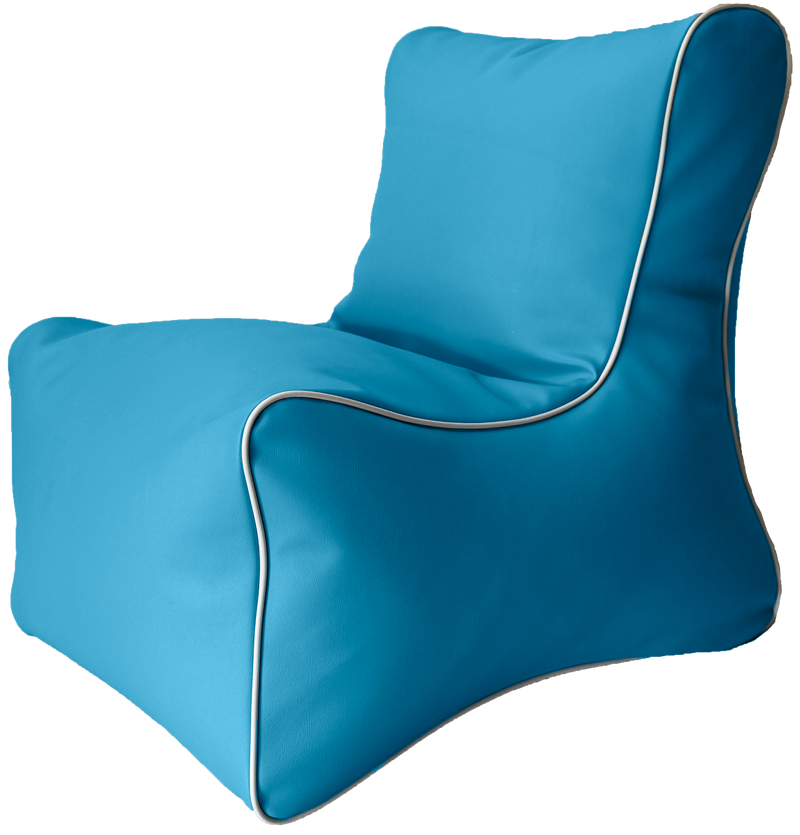 Retro Toddler L-Shape Vinyl Austex Bean Bag Chair in Assorted Colours Ages 1-5