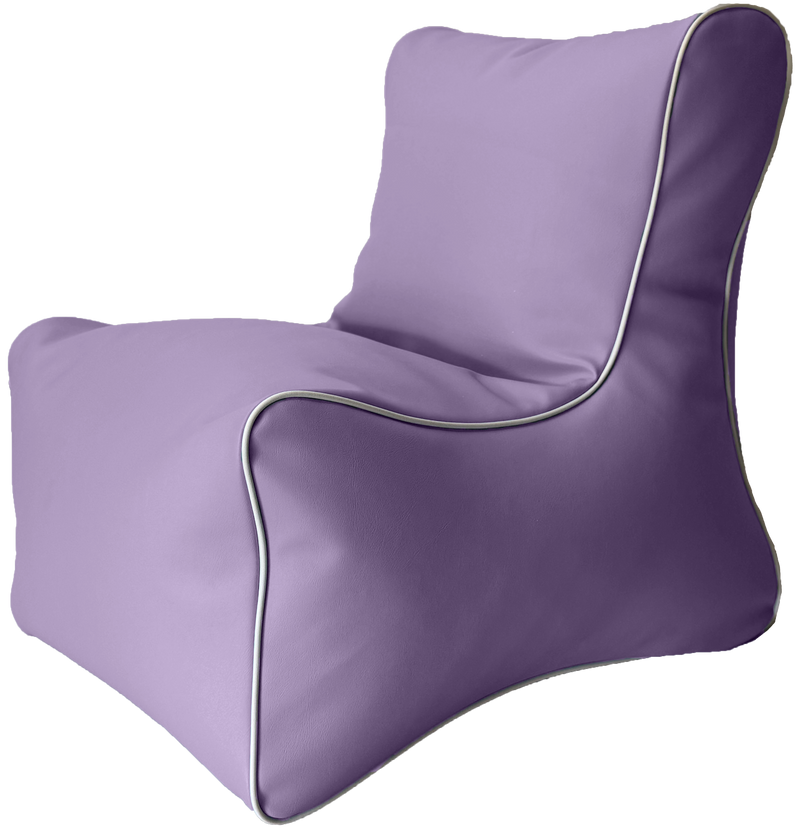 Retro Toddler L-Shape Vinyl Austex Bean Bag Chair in Assorted Colours Ages 1-5