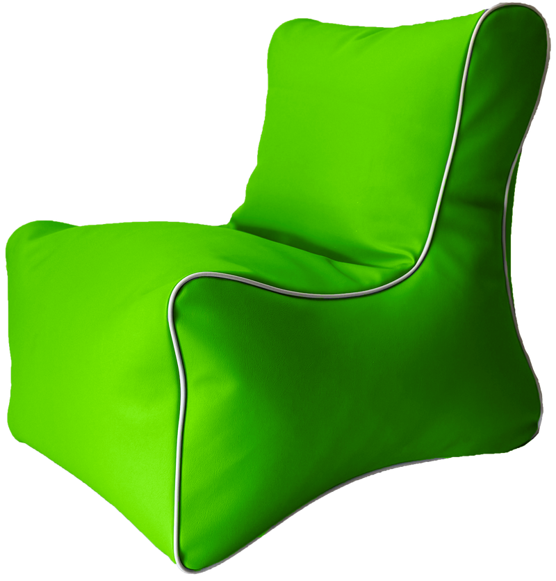 Retro Toddler L-Shape Vinyl Austex Bean Bag Chair in Assorted Colours Ages 1-5