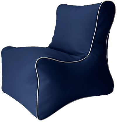 Retro Toddler L-Shape Vinyl Austex Bean Bag Chair in Assorted Colours Ages 1-5