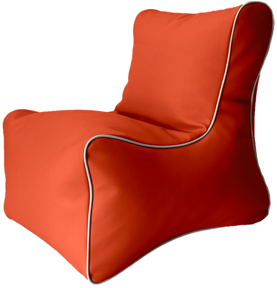 Retro Toddler L-Shape Vinyl Austex Bean Bag Chair in Assorted Colours Ages 1-5