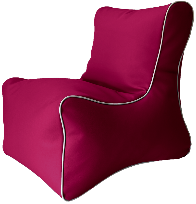 Retro Toddler L-Shape Vinyl Austex Bean Bag Chair in Assorted Colours Ages 1-5