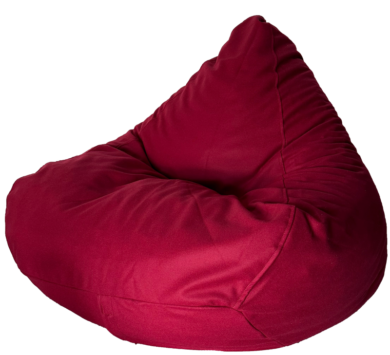 Warwick Cumulus Italian Wool Felt Rose Red Bean Bag