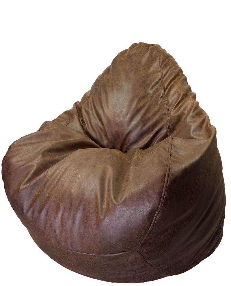 Vintage Antique Leather Look Style Luxury Bean Bag in Assorted Colours