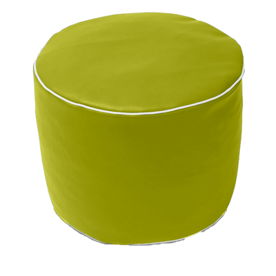 Retro Vinyl Round Ottoman in Assorted Colours