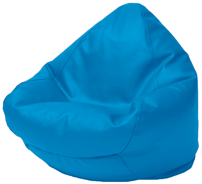 Kids Classic Vinyl Bean Bag in Assorted Colours - 1 to 4 Years old