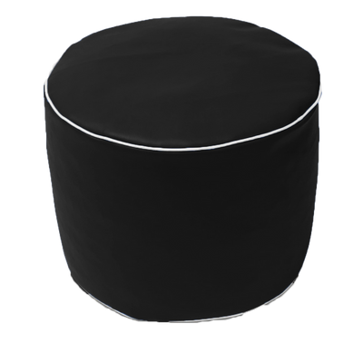 Retro Vinyl Austex Round Ottoman in Assorted Colours