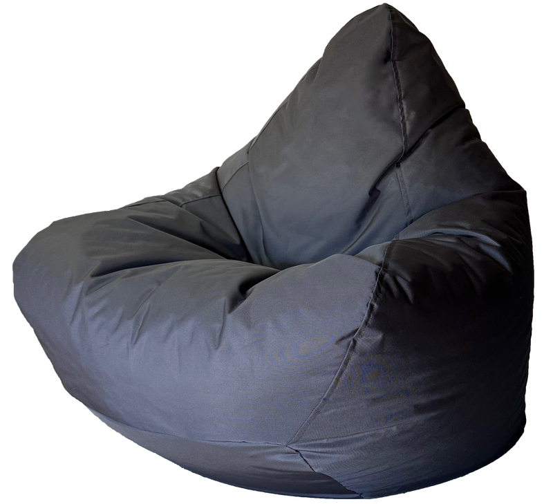 Charcoal Slate Grey Outdoor Waterproof Bean Bag