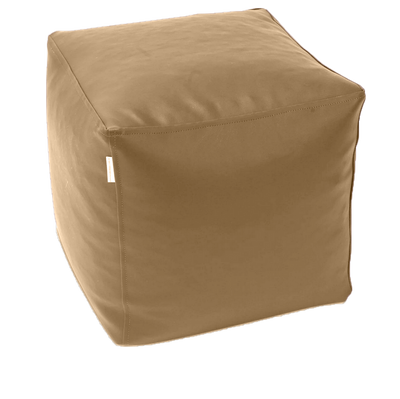 Classic Cube Vinyl Austex Ottoman in Assorted Colours