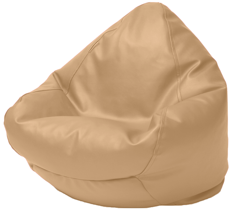 Classic Vinyl Bean Bag in Clay