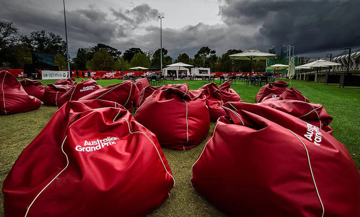 corporate branded beanbags