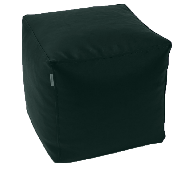 Classic Cube Vinyl Austex Ottoman in Assorted Colours