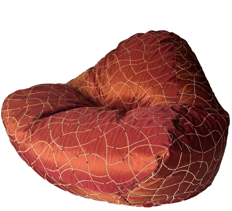 Metallic Orange Super Funky Bean Bag