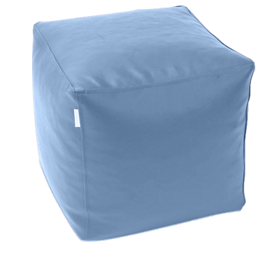 Classic Cube Vinyl Austex Ottoman in Assorted Colours