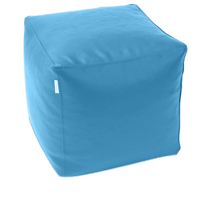 Classic Cube Vinyl Austex Ottoman in Assorted Colours