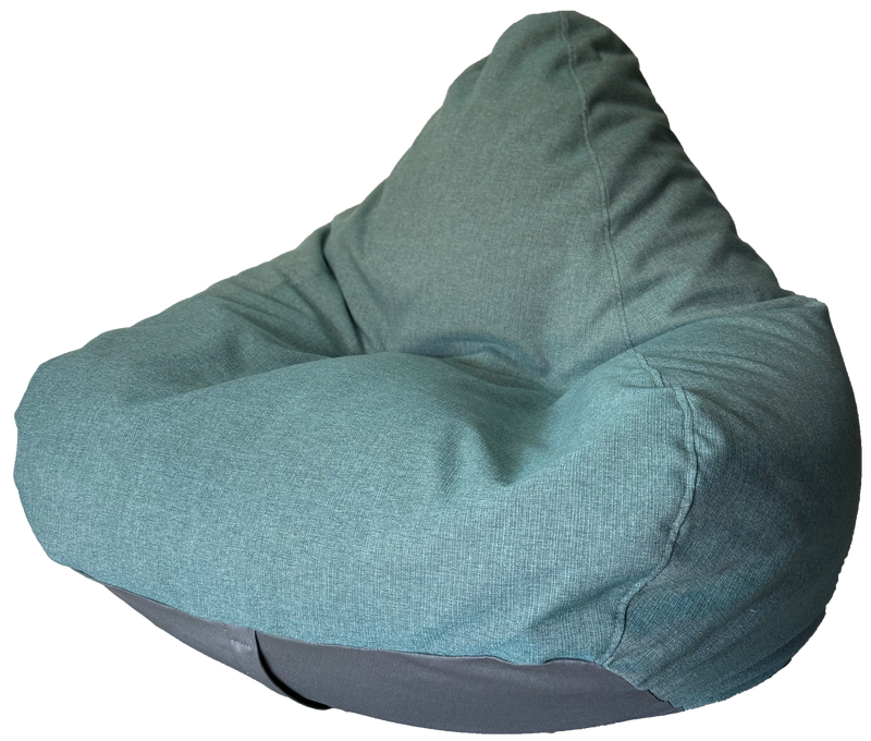 Ocean Tweed Bean Bag in Blue