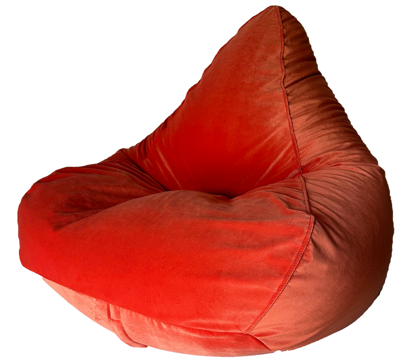 Warwick Lux Velvet Bean Bag In Assorted Colours *SALE - SPECIAL* Free Liner Included!