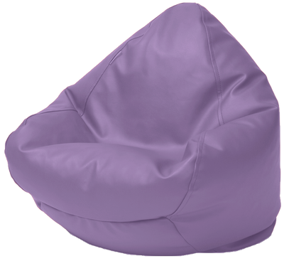 Classic Vinyl Bean Bag in Lilac