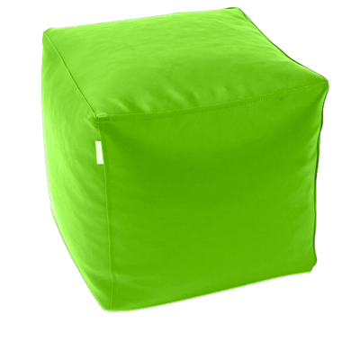 Classic Cube Vinyl Austex Ottoman in Assorted Colours