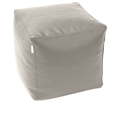 Classic Cube Vinyl Austex Ottoman in Assorted Colours
