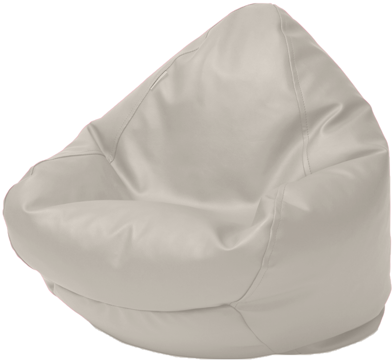 Classic Vinyl Bean Bag in Marshmallow