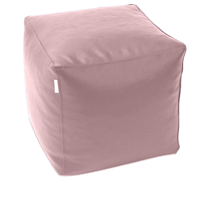 Classic Cube Vinyl Austex Ottoman in Assorted Colours
