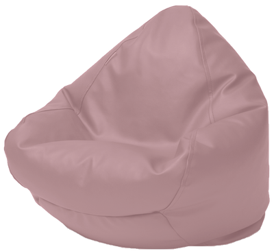 Classic Vinyl Bean Bag in Mink Pink