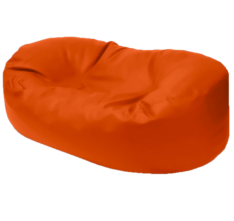 Classic 2 Metre Vinyl Couch in Orange