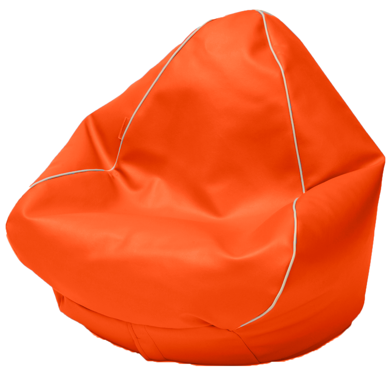 Kids Retro Vinyl Austex Bean Bag in Assorted Colours - 1 to 4 Years old