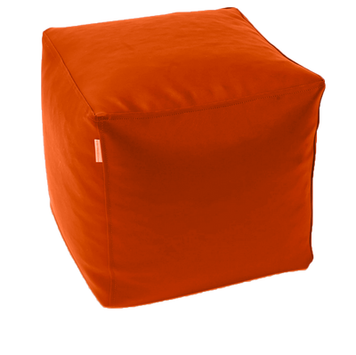 Classic Cube Vinyl Austex Ottoman in Assorted Colours