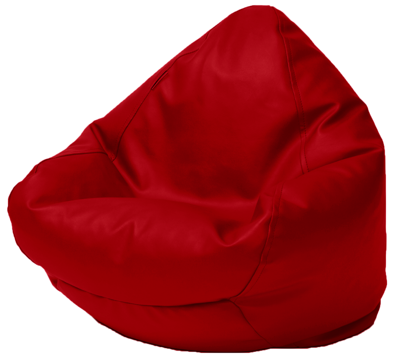 Kids Classic Vinyl Bean Bag in Assorted Colours - 1 to 4 Years old