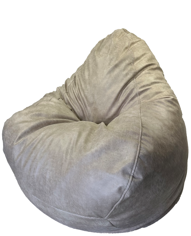 Vintage Antique Leather Look Style Luxury Bean Bag in Assorted Colours