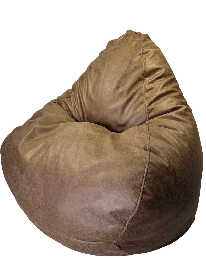 Vintage Antique Leather Look Style Luxury Bean Bag in Assorted Colours