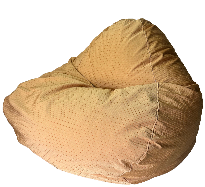 Yellow Orange Dots Bean Bag