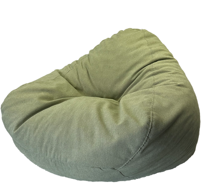 Atlas Luxury Bean Bag in Meadow Green