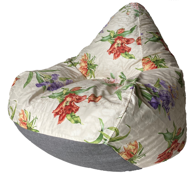 Profile Floral Bean Bag In Bloom Green