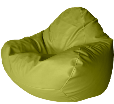 Classic Vinyl Bean Bag in Apple Green