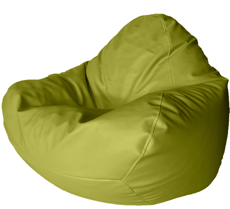 Classic Vinyl Bean Bag in Apple Green