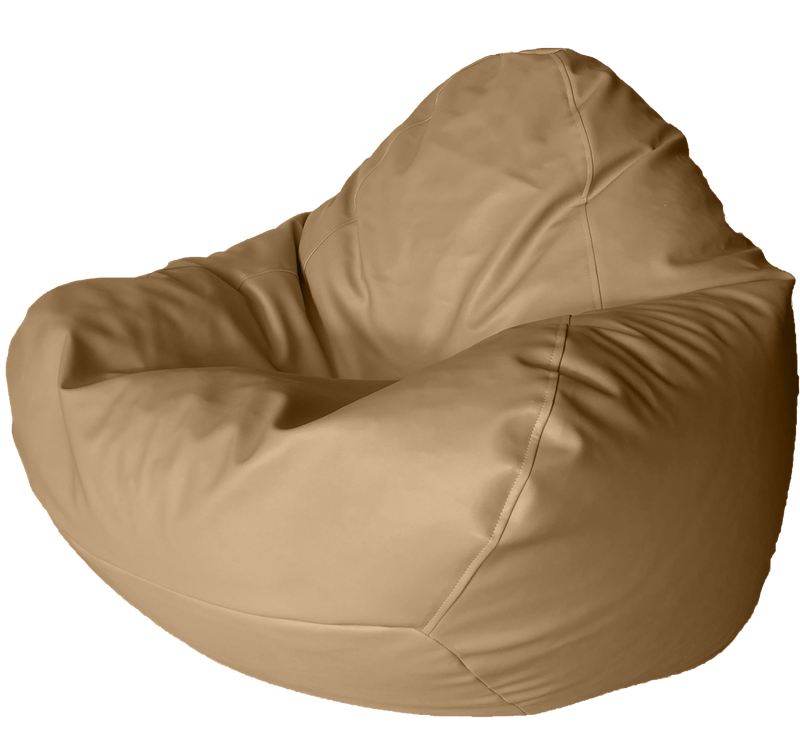 Classic Vinyl Bean Bag in Clay