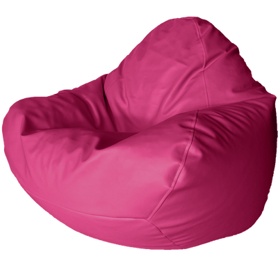 Classic Vinyl Bean Bag in Flamingo Pink