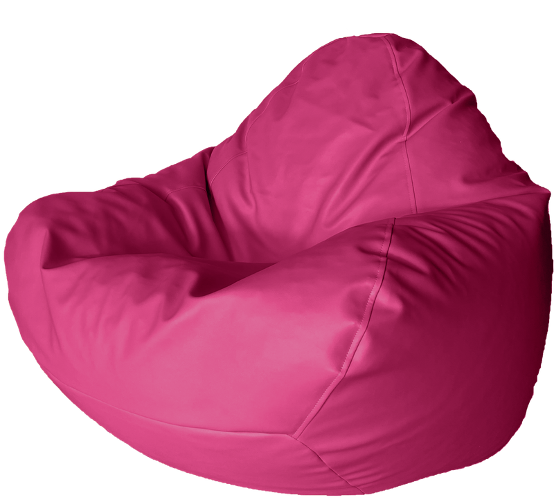 Classic Vinyl Bean Bag in Flamingo Pink