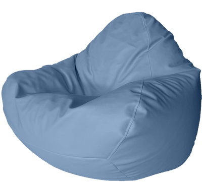 Classic Vinyl Bean Bag in Ice Blue