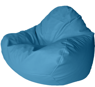 Classic Vinyl Bean Bag in Lagoon Blue