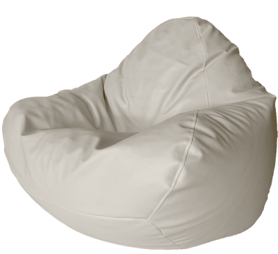 Classic Vinyl Bean Bag in Marshmallow