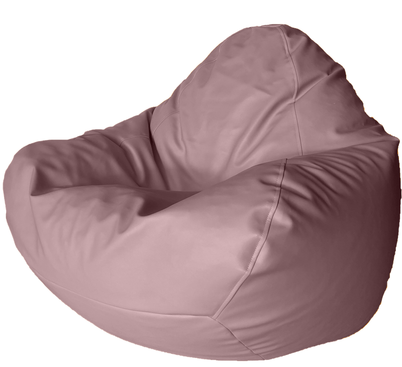 Classic Vinyl Bean Bag in Mink Pink