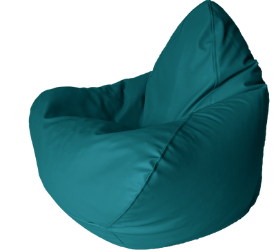 Classic Vinyl Bean Bag in Cactus Teal Green