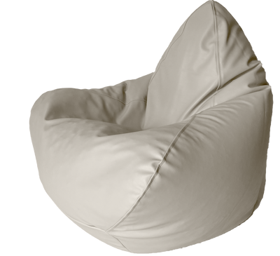 Classic Vinyl Bean Bag in Marshmallow