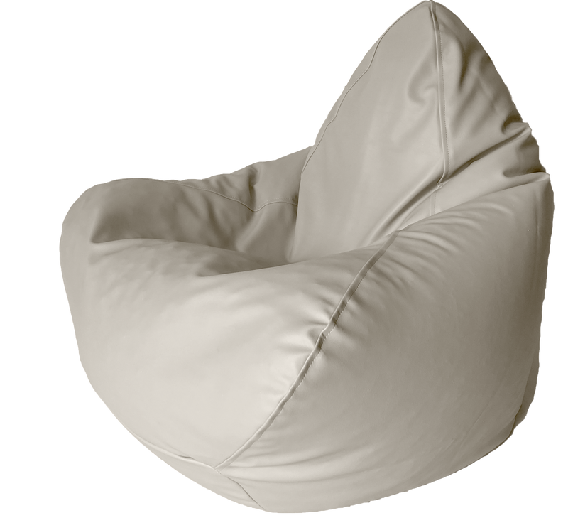 Classic Vinyl Bean Bag in Marshmallow