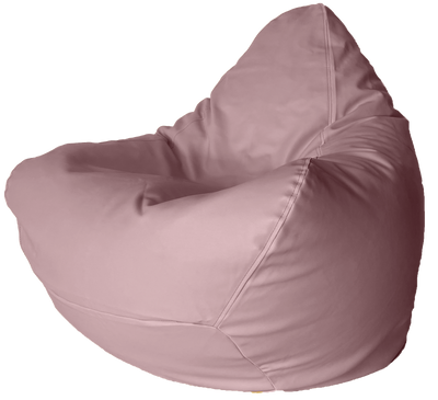 Classic Vinyl Bean Bag in Mink Pink