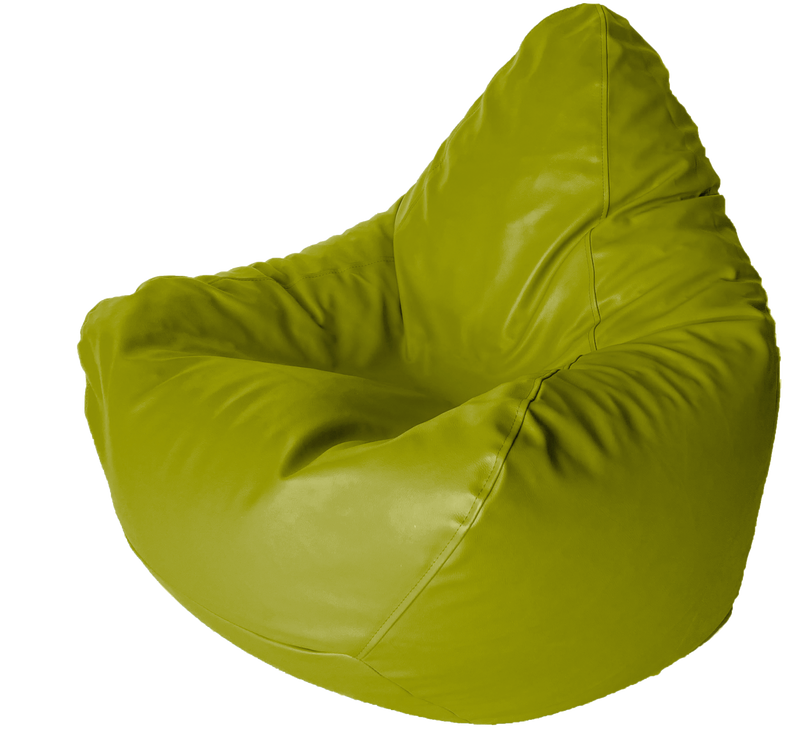 Classic Vinyl Bean Bag in Apple Green